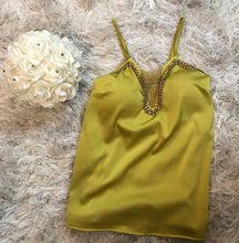 Embordered Yellow Shoulder Strap