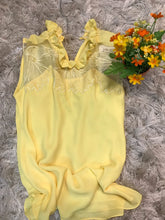 Embordery Yellow Blouse