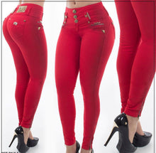 Red Cigarette Cropped Pant Pit Bull