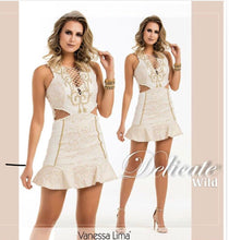 White Embroidery Short Dress Vanessa Lima
